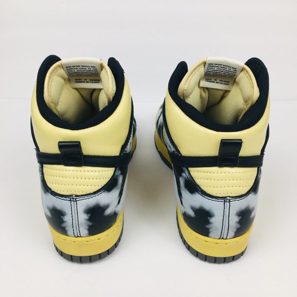 Nike Dunk High 1985 Black Acid Wash Unisex - NEW - Picture 3 of 13